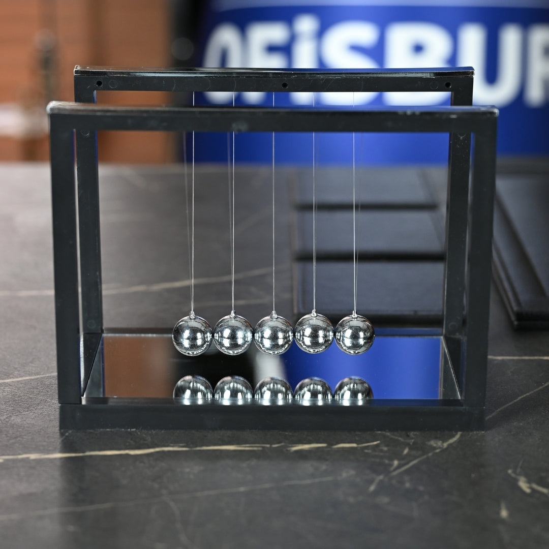 Negro | Premium Crystal Desktop Nameplate Set - 15 Pieces - Luxury Office Desk Set