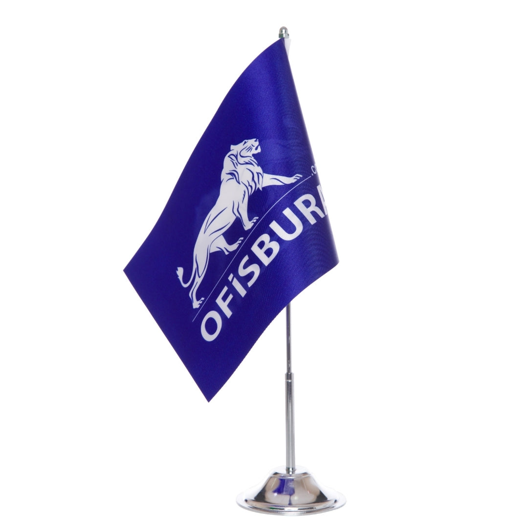 Single Logo Table Flag