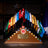 17-Piece Turkic States Flag Set with Wooden Base - Personalized (70 × 50 cm)