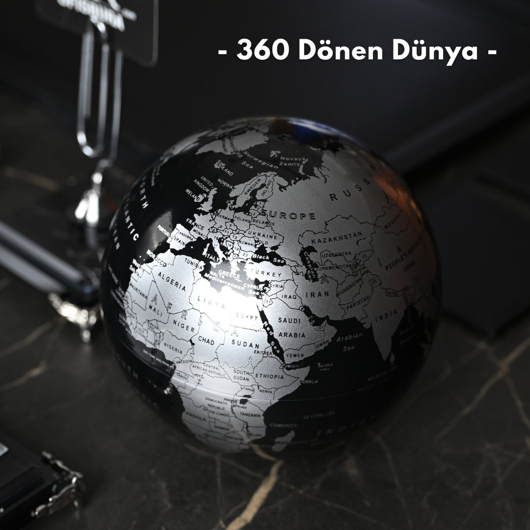 Zebra Black | Premium Crystal Desktop Nameplate Set - 15 Pieces - Luxury Office Desk Set