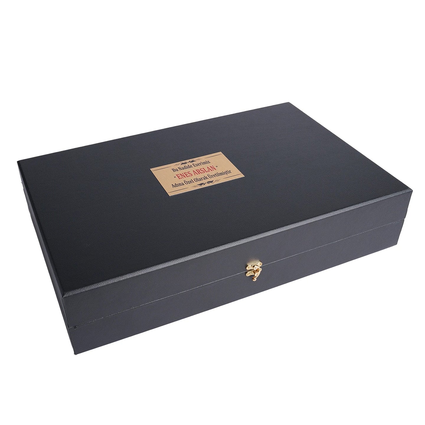 Prestige | Gift-Boxed 6-Piece Crystal Desk Set & Nameplate Set