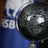 Metal-Base World Globe Black Silver 45 cm