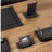 Zebra Black | 7-Piece Crystal Desk Set & Nameplate Set