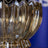 Crystal Glass Candy Dish with Lid, Gold Detail - 25 cm