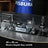15-Piece Crystal Desk Set & Nameplate Set - Large Nameplate, Silver Accents