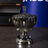 Crystal Glass Candy Dish with Lid, Silver Detail - 25 cm
