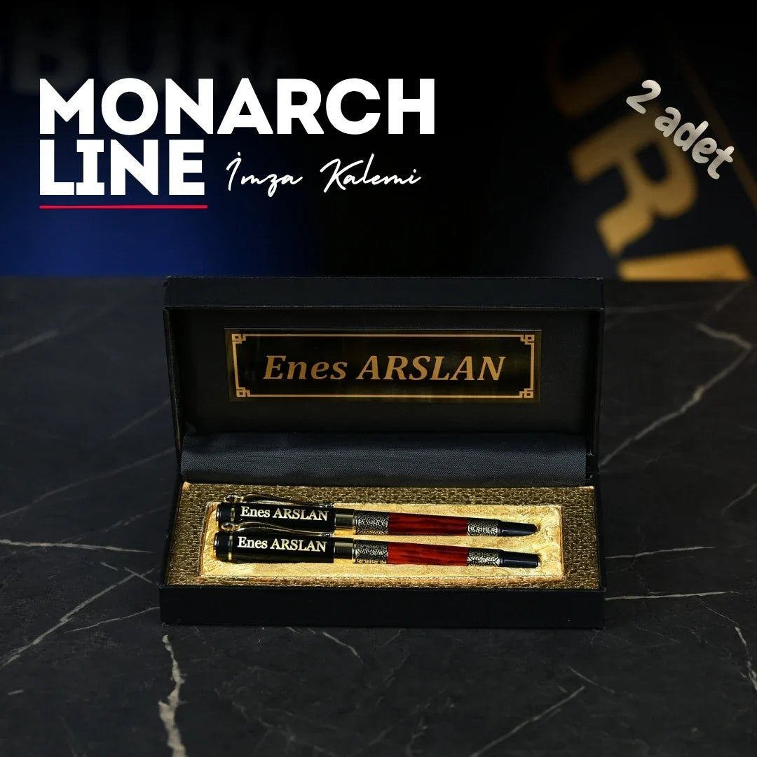 Monarch Line Personalized 2-Piece Signature Pen Set