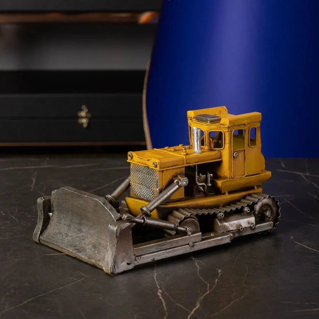 6-Piece Metal Construction Vehicle Set - Collectible Decorative Model