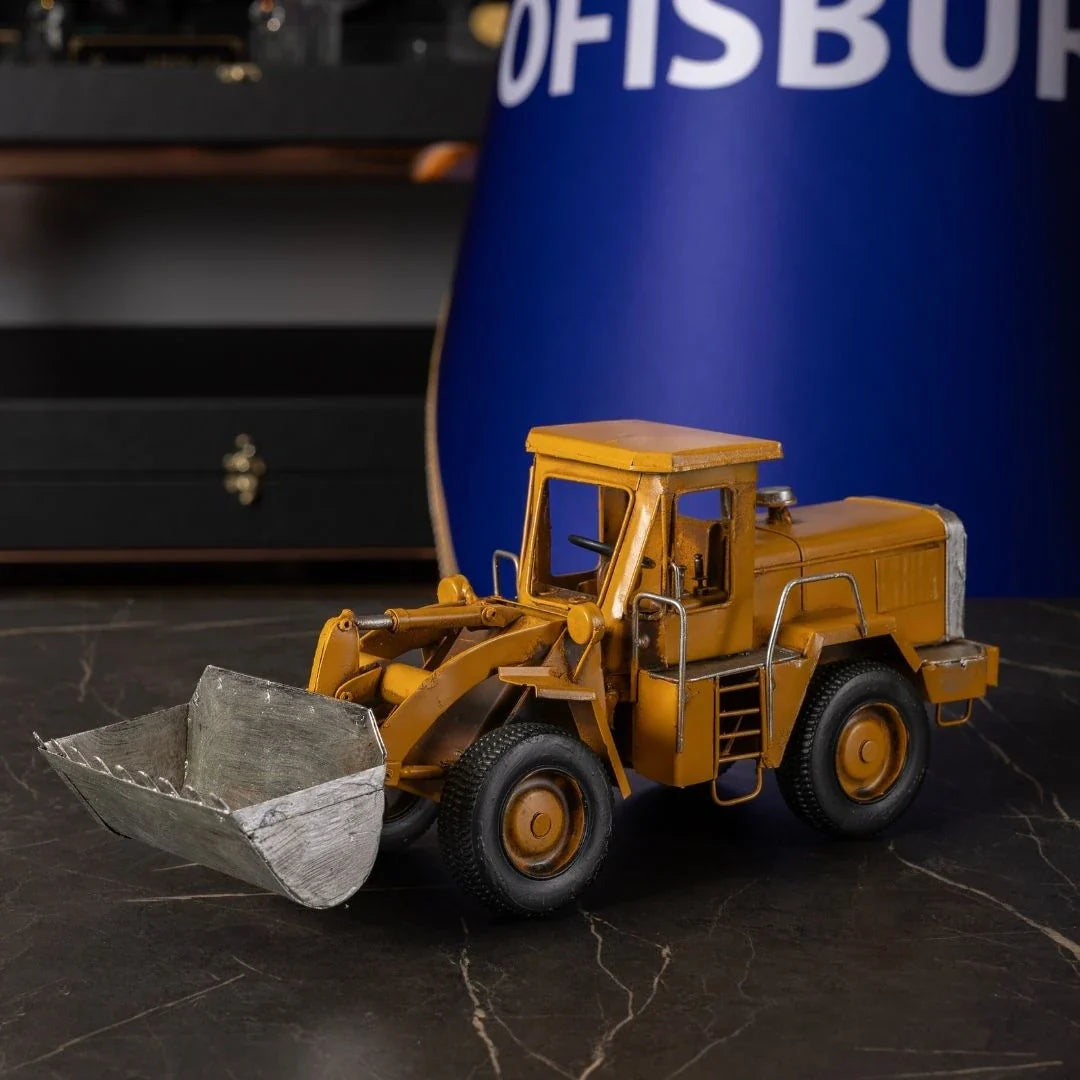Metal Loader Construction Vehicle Model | Handmade