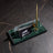 Emerald Green Marble Desk Nameplate - Office Set with Gold Pen Holder & Business Card Holder