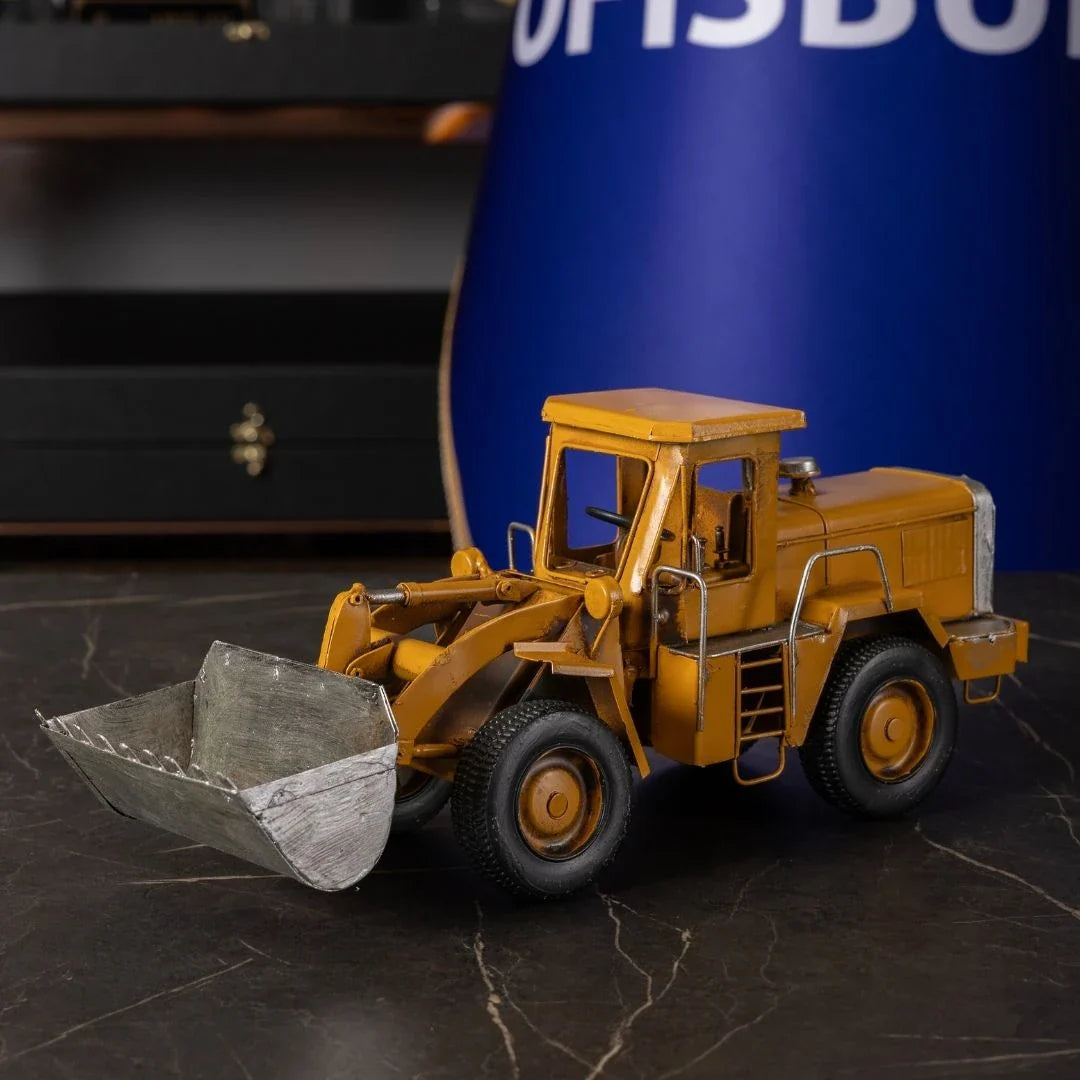 6-Piece Metal Construction Vehicle Set - Collectible Decorative Model