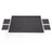 Large Leather Desk Set with Flap - Anthracite | 50x35 cm (4 Free Coasters)