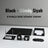 Black - Silver Black 8-Piece Leather Desk Set