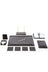 11-Piece Leather Desk Set with Accessories