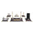 Elegance | Gift-Boxed 6-Piece Crystal Desk Set & Nameplate Set