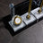 Majesty | Crystal Desk Nameplate – Gold