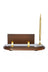 Wooden Desk Nameplate – Single Pen Holder | Personalized Office Nameplate