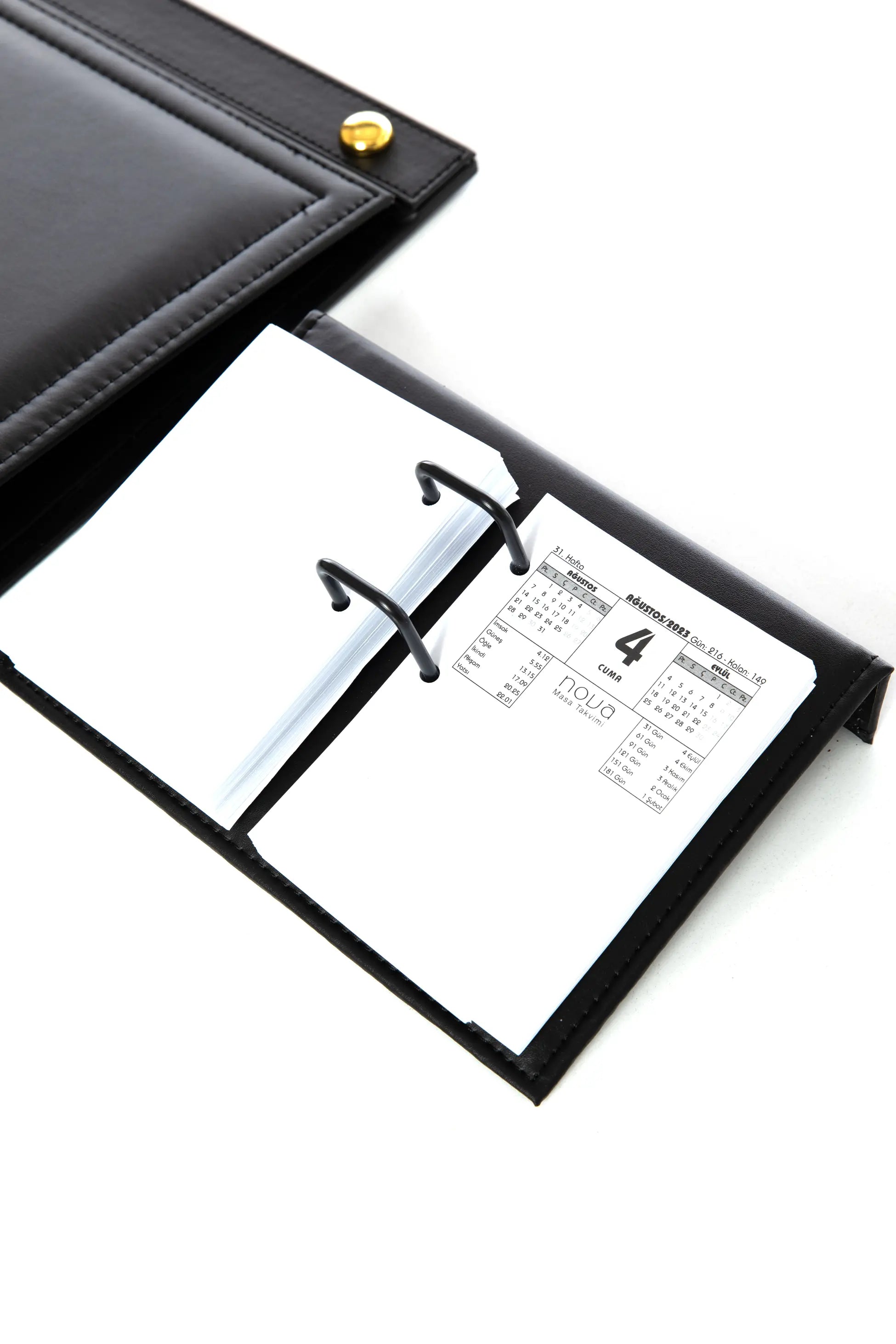 11-Piece Leather Desk Set with Accessories