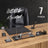 Special Crystal | 7-Piece Crystal Desk Set & Nameplate Set - Silver Accents