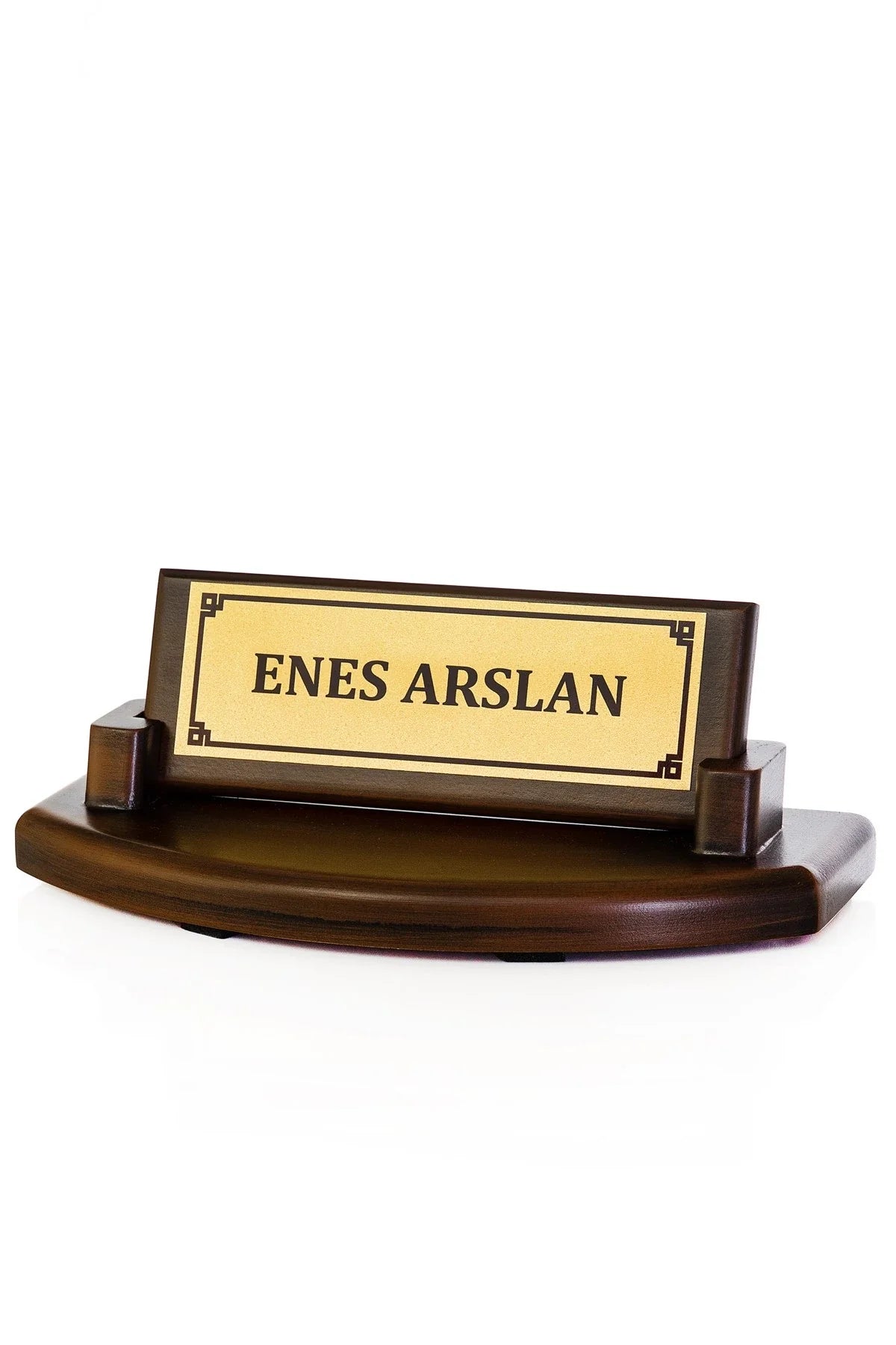 Custom Wooden Desk Nameplate