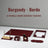 Burgundy 8-Piece Leather Desk Set