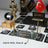 24-Piece Crystal Desk Set & Nameplate Set - Gold Accents