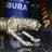 Large Cheetah Statue Gold - 80 cm Luxury Office Accessory