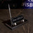 Black Marble Desktop Nameplate Set with Silver Pen Holder - Personalized Desk Nameplate