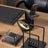 Negro | 12-Piece Crystal Desk Set & Nameplate Set