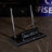 ZB Black Crystal Desk Nameplate - Luxury Office Nameplate with Gold Detail