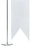 Swallowtail Logo T Table Flag Silver - Desktop Office Flag
