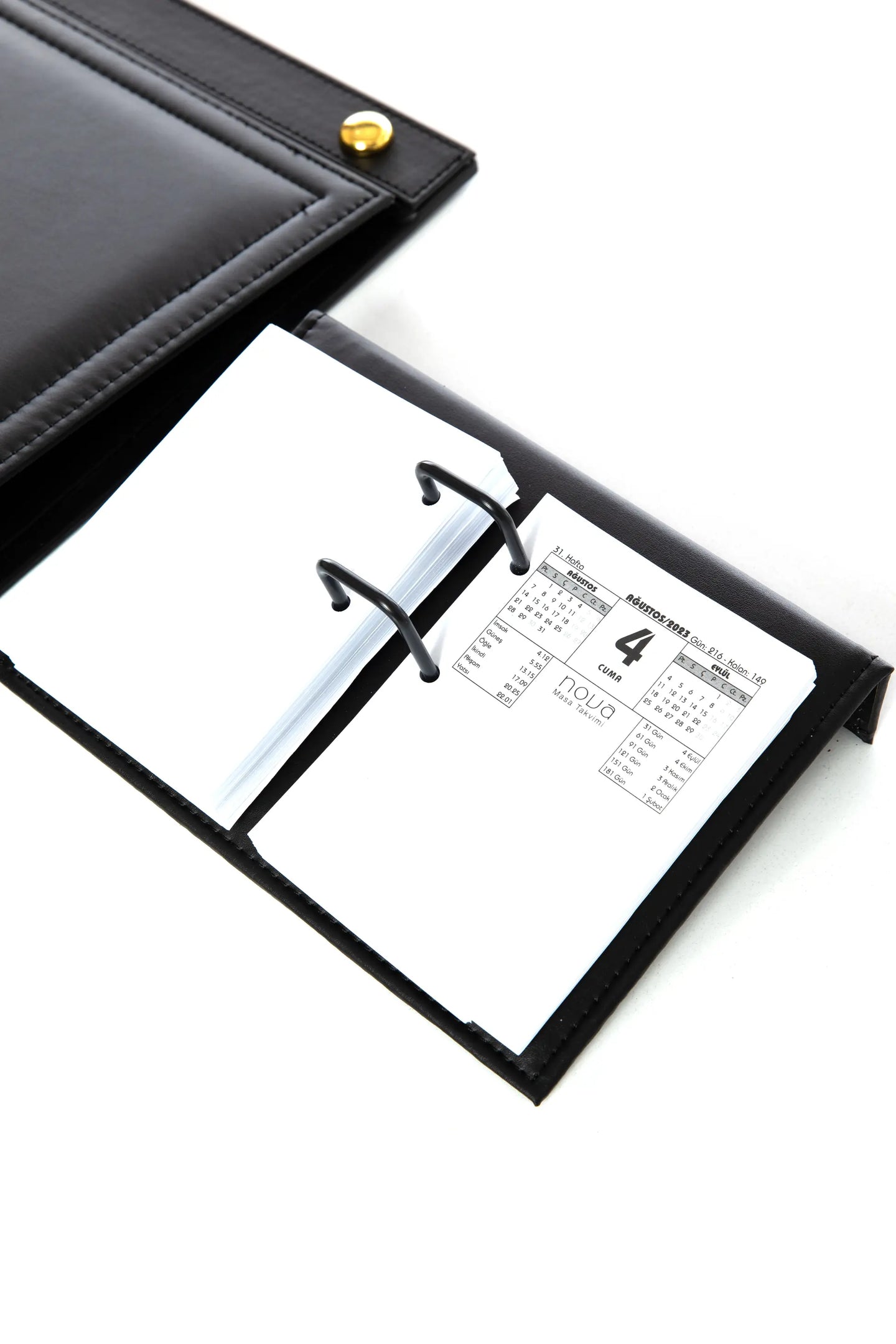 10-Piece Leather Desk Set with Accessories