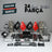 24-Piece Crystal Desk Set & Nameplate Set - Silver Accents