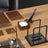 Brown & Gold Leather 14-Piece Premium Desk Set