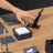 Aura Silver Leather 14-Piece Premium Desk Set