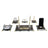 Prestige | Gift-Boxed 6-Piece Crystal Desk Set & Nameplate Set