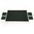 Large Leather Desk Set with Flap - Green | 50x35 cm (4 Free Coasters)