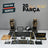 Special Crystal | 20-Piece Premium Crystal Desk Set & Nameplate Set - Gold Accents