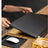 Black & Gold Leather 14-Piece Premium Desk Set