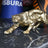 Large Fierce Tiger Statue Gold - 50 cm Luxury Office Accessory