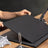 Zebra Black | 12-Piece Crystal Desk Set & Nameplate Set