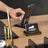 Special Crystal | 9-Piece Crystal Desk Set & Nameplate Set - Gold Accents