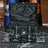 Piano Black | Gift-Boxed 6-Piece Crystal Desk Set & Nameplate Set