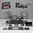 20-Piece Black Crystal Desk Set & Nameplate Set - Silver Details