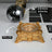 24-Piece Crystal Desk Set & Nameplate Set - Gold Accents