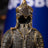 Conquest Armor Figurine | 30 cm Gold Polyester