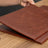 Classic Tan Leather 8-Piece Desk Set