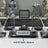 Sapphire | 20-Piece Premium Crystal Desk Set & Nameplate Set