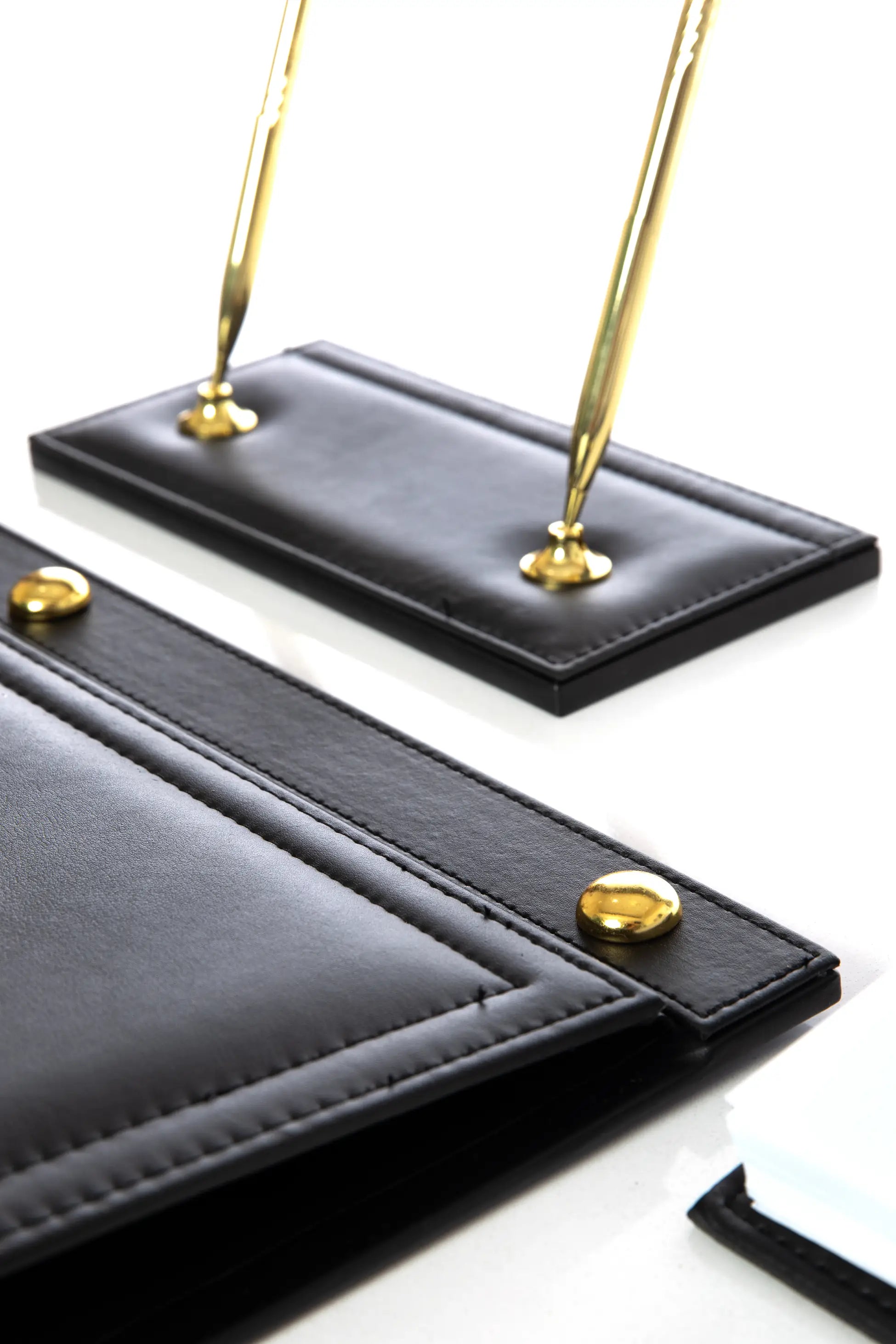 10-Piece Leather Desk Set with Accessories