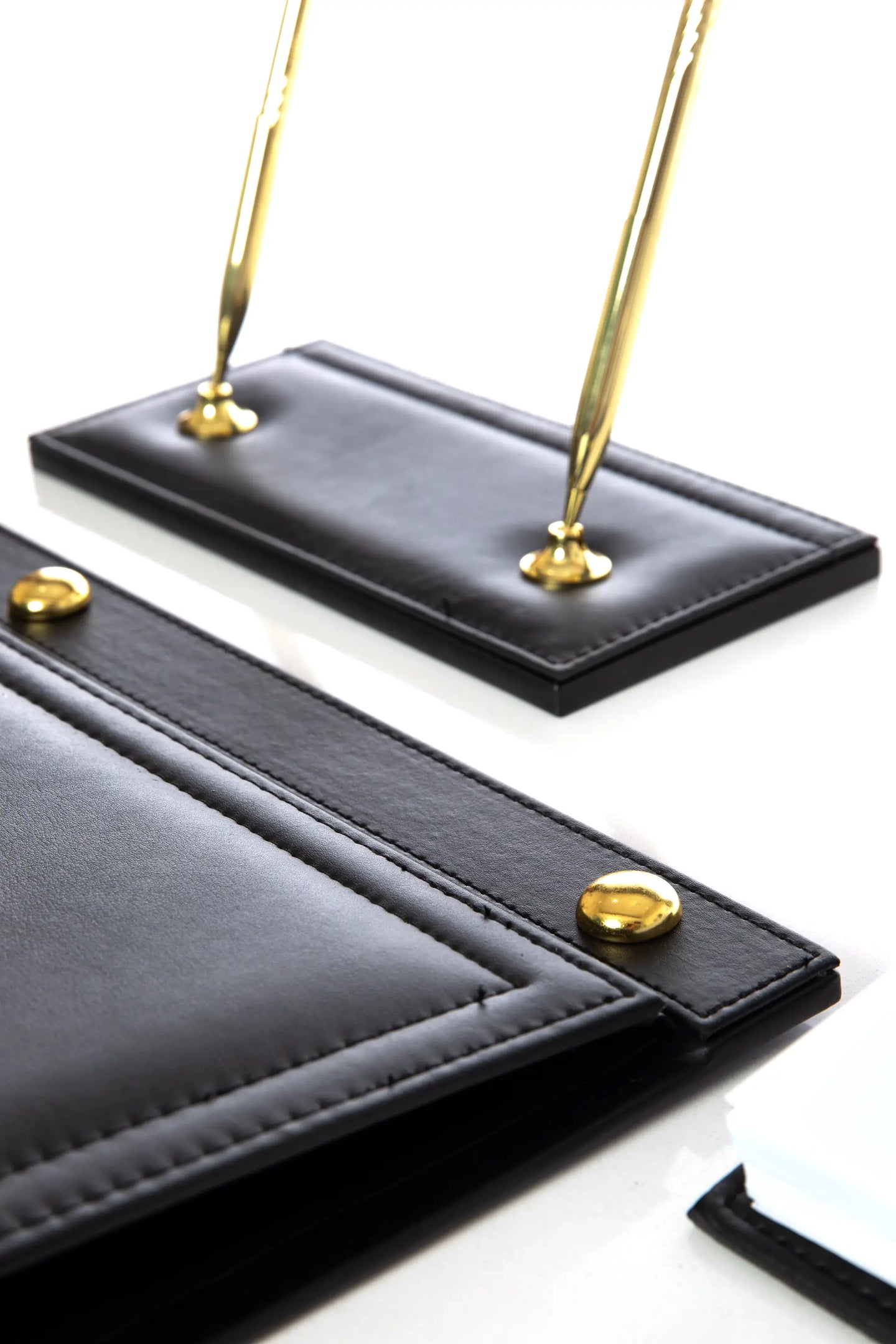 10-Piece Leather Desk Set with Accessories